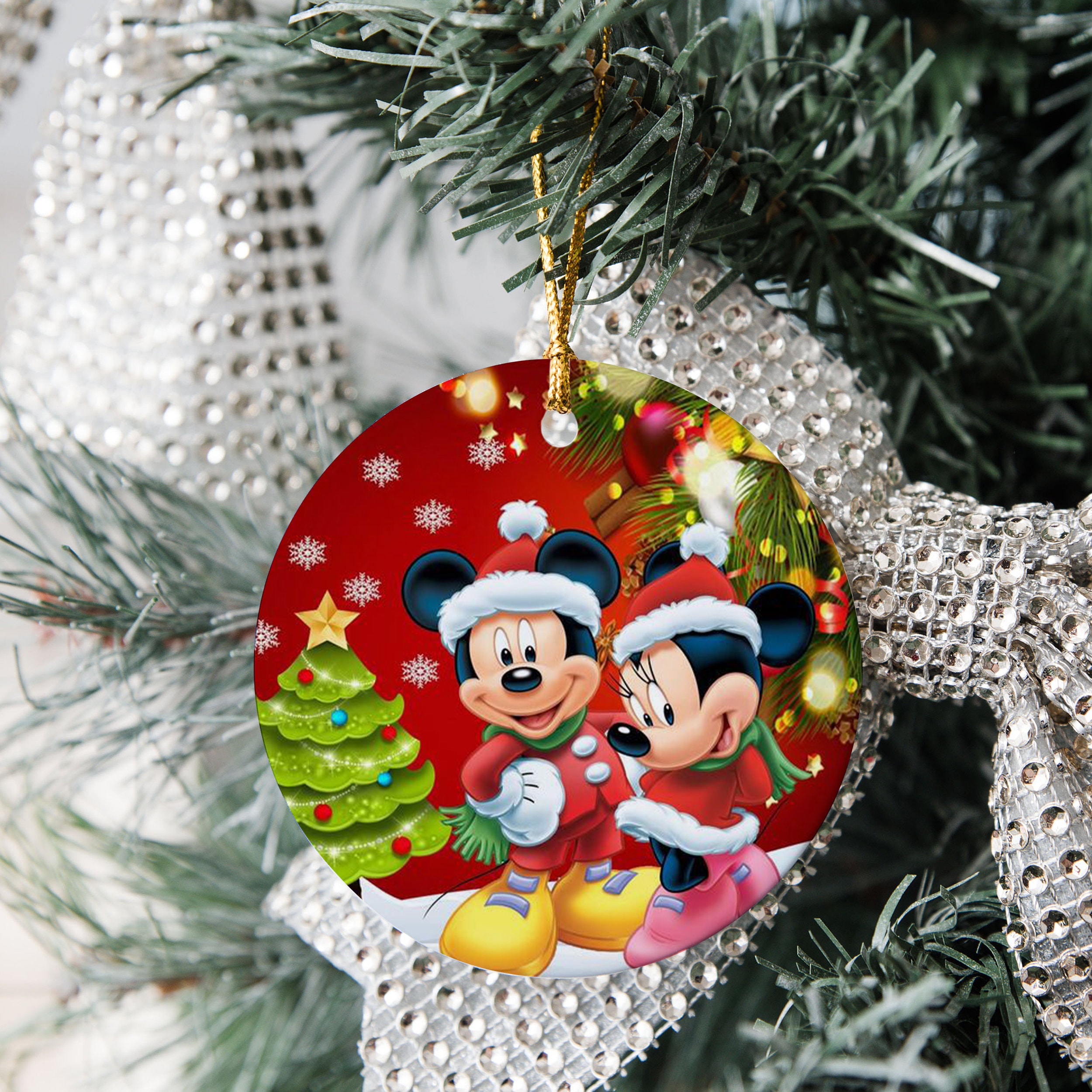 Disney Christmas Ornaments, Mickey And Minnie Ornaments 2023, First