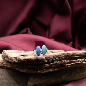 Sterlingzilveren ring Boulder Opal: Australische edelsteen, boho-statementsieraden afbeelding 2