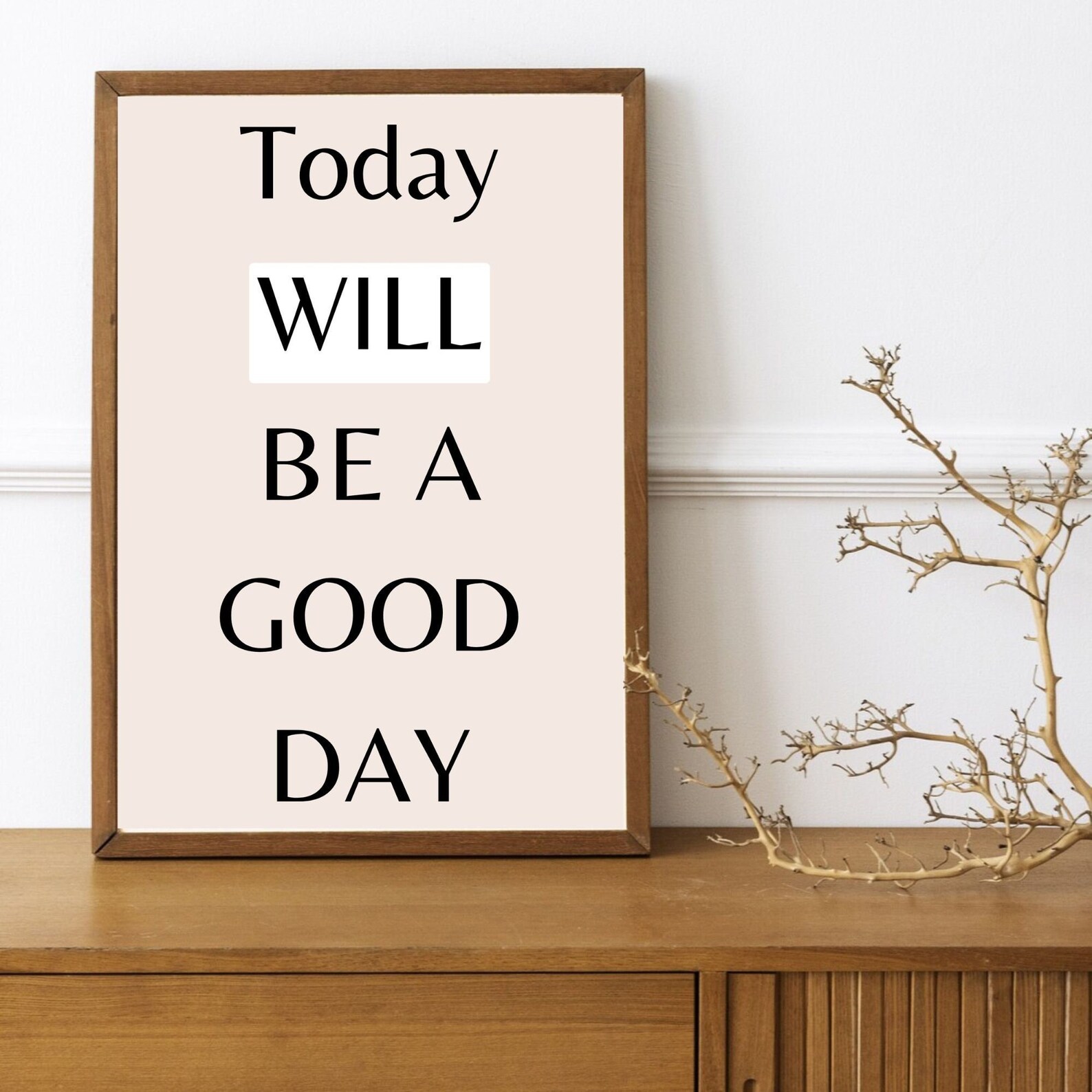 Today is A Good Day Printable Quotes Motivational Print Etsy