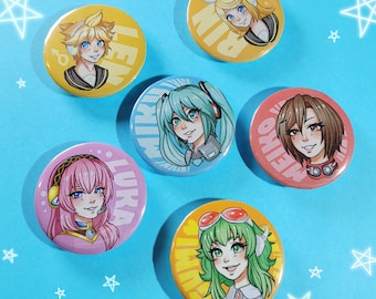 Varios pines de Vocaloid