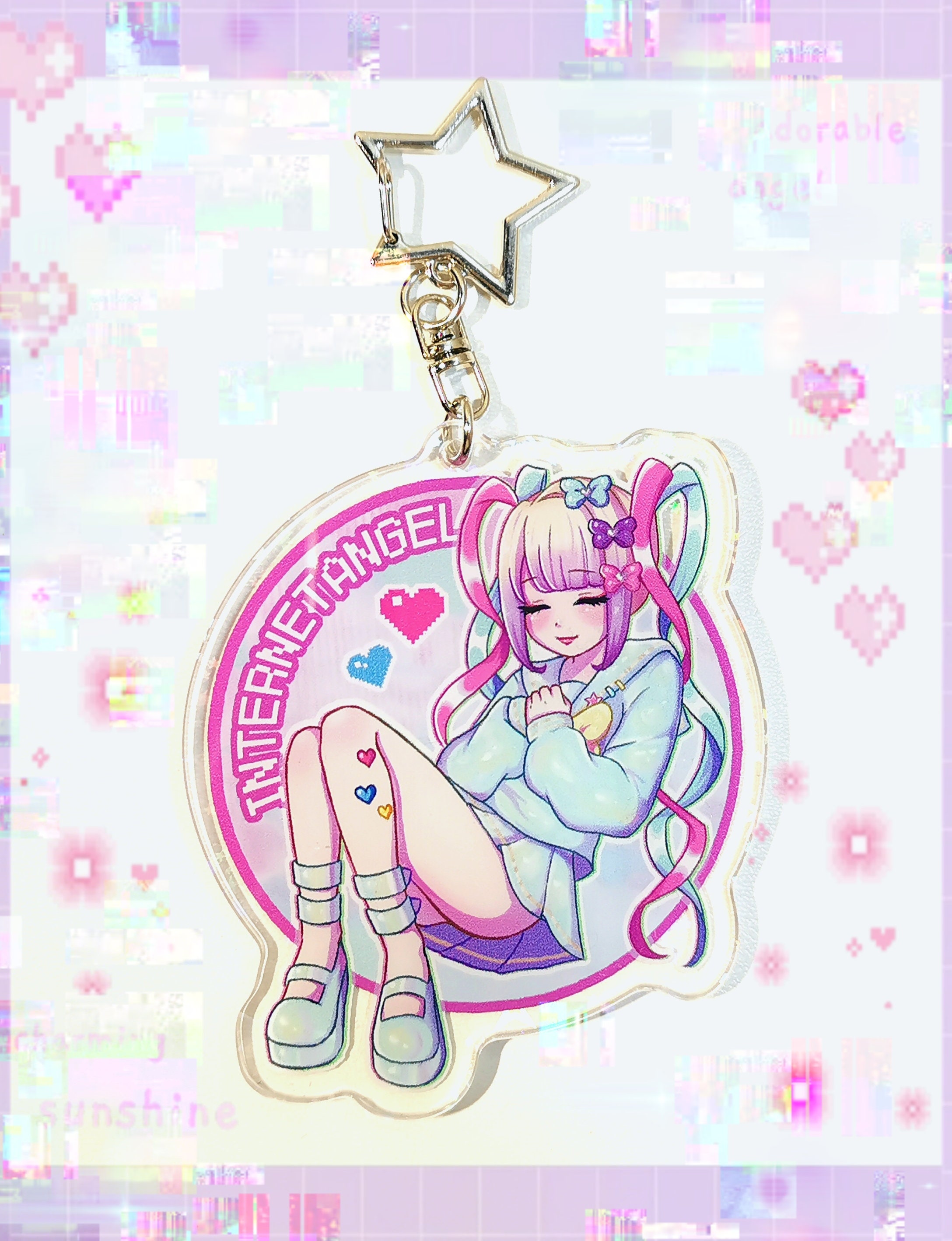 Download Caption: Menhera Chan - Cute Pastel Goth Aesthetic Wallpaper