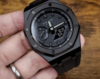 Casio AK G shock ga 2100 1a1er - full black, brand new and authentic