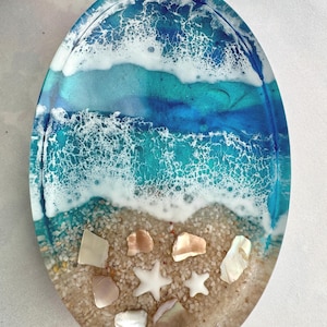 Resin Soap Dish, Ocean Soap Dish, Custom Soap Dish, Ocean and Beach Decor, Spa, Unique Gift, Bathroom, Sharks, Whales, Starfish, Stingrays