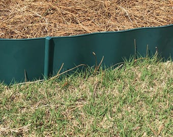 Green Plastic Easy Landscape Edging - 66 pack