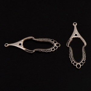 925 Sterling Silver Chandelier Component for Earring, Pendants, Solid Silver Chandelier Connectors, Chandelier Shape Jewelry Findings, S2