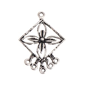 925 Sterling Silver Chandelier Component for Earring, Pendants, Solid Silver Chandelier Connectors, Chandelier Shape Jewelry Findings, S8