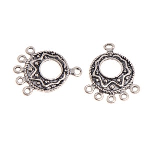 925 Sterling Silver Chandelier Component for Earring, Pendants, Solid Silver Chandelier Connectors, Chandelier Shape Jewelry Findings, S45