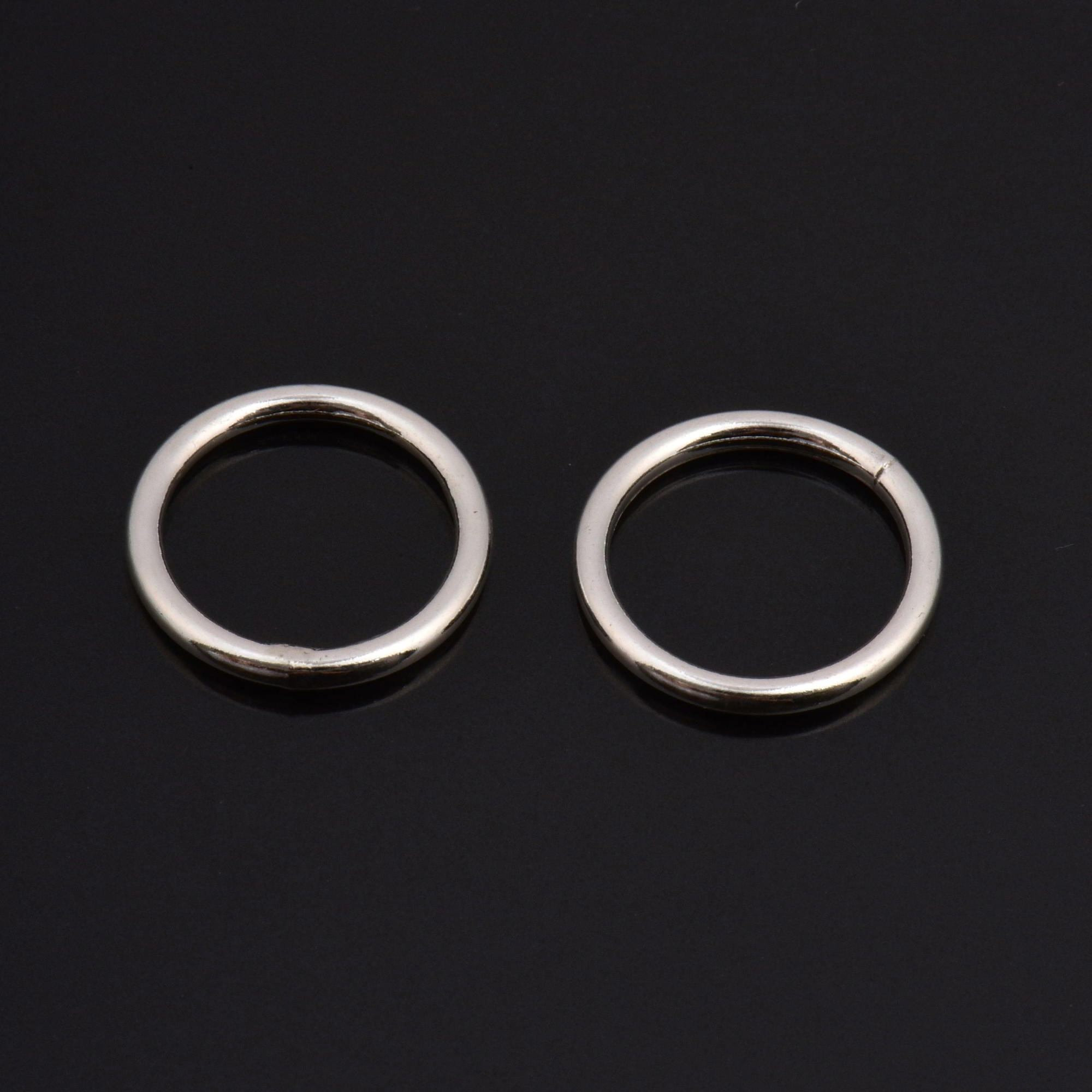 925 Sterling Silver High Quality 19 Mm CLOSED and HOLLOW Jump
