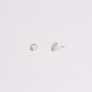 925 Sterling Silver 3mm Round Beads, Smooth Seamless Round Beads, Solid Round Shape Beads, Seperator Beads, Jewelry Crafting Supplies, M3C