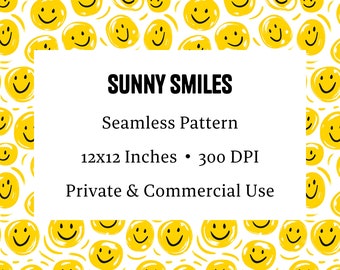 Sunny Smiles: Bright and Cheerful Pattern