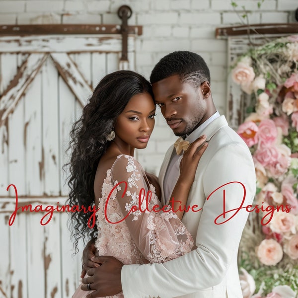 Romantic Rustic: Valentines Digital Backdrop, Perfect for Fine Art Editing and Composite Photography