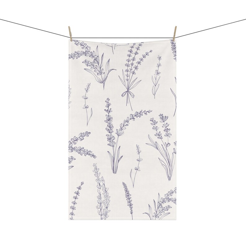 Fields of Lavender Tea Towel Kitchen Towel image 4