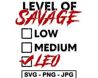 Nivel salvaje Leo SVG Zodiac Características Casilla de verificación Astrología Humor Cumpleaños PNG JPG Cortar archivo