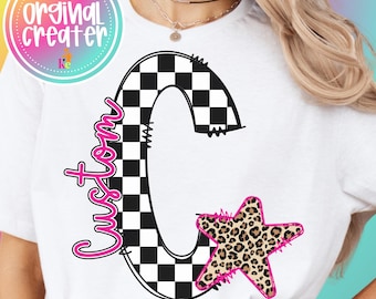 Retro Custom PNG, GameDay, Glitter, PNG, Team Spirit, Game Day, Cheetah Design, Trendy, Leopard, Checkered, Coquette PNG, Mascot Bundle