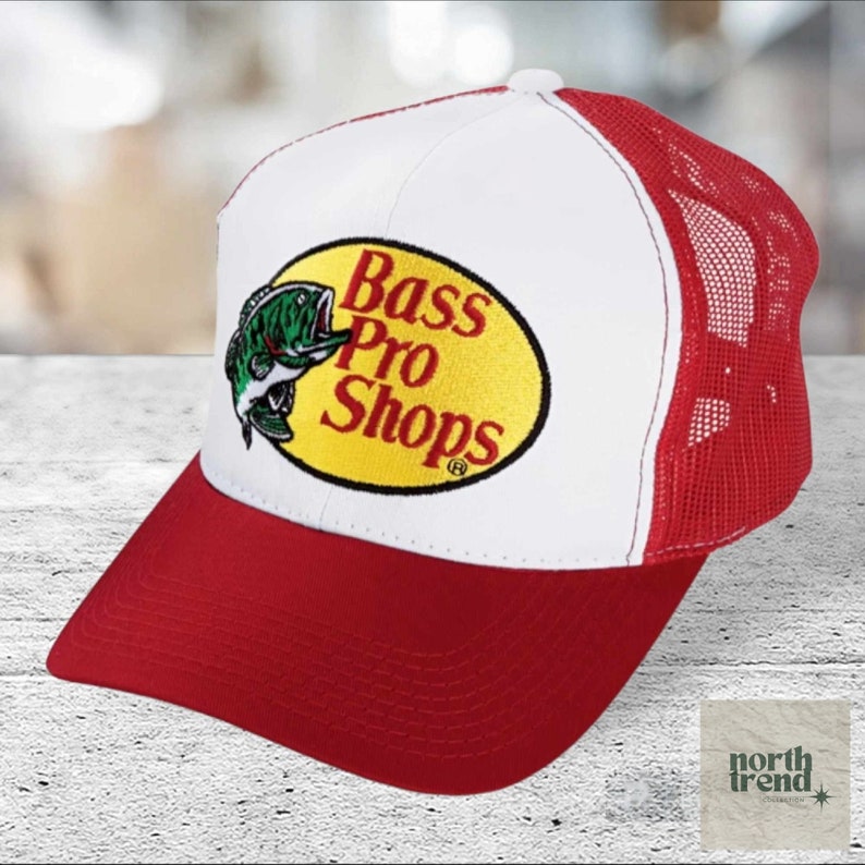 Bass Pro Shop Trucker Hat Red