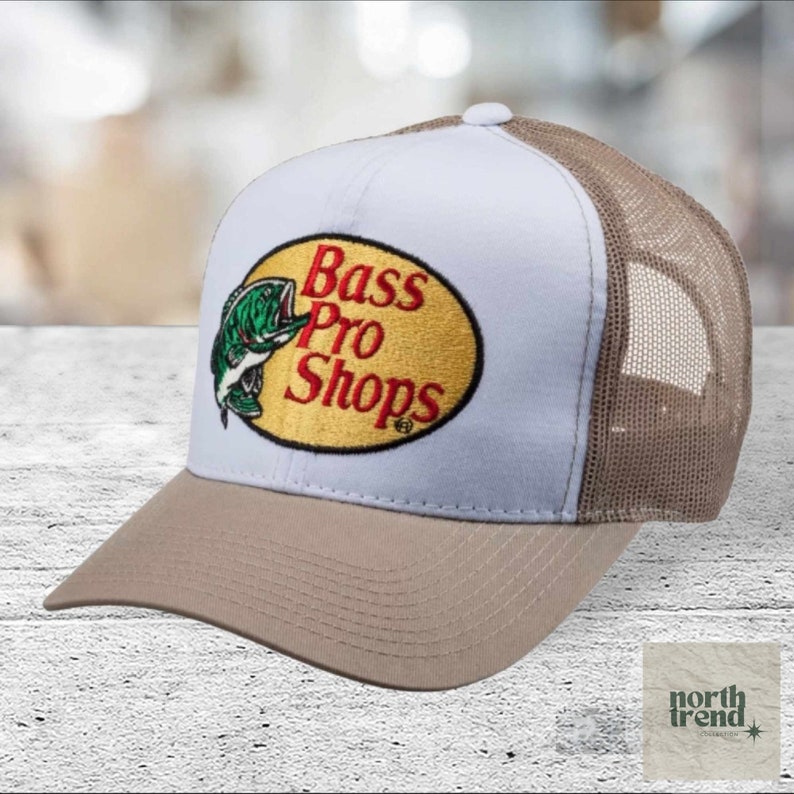 Bass Pro Shop Trucker Hat Cream