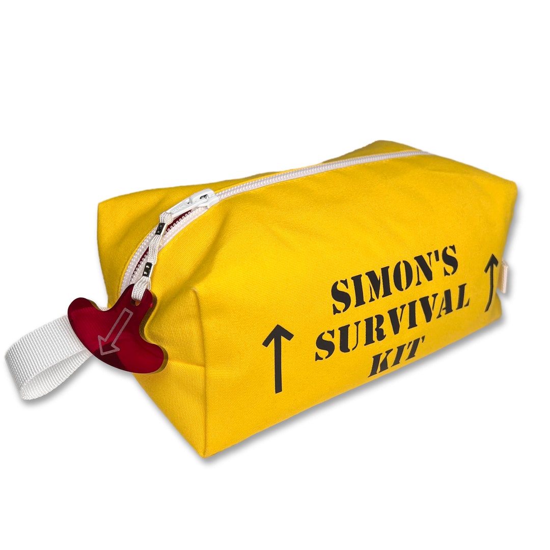 Personalized Toiletry Kit Inspired by Safety Equipment Bag Dopp Kit is