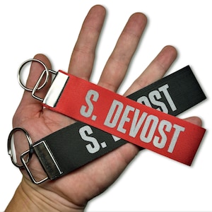 Étiquette à bagage personnalisée parfaite pour le personnel de bord et la carte d'identité du pilote avec numéro de base et d'employé - Lot de 2