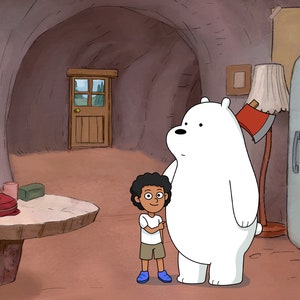 Ilustración de retrato de dibujos animados de We Bare Bears personalizada, retrato familiar de pareja, regalo de aniversario, regalo de San Valentín, dibujo de We Bare Bears, regalo