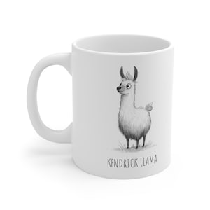 Kendrick Llama Tasse: Lustige Kaffeetasse für Hip-Hop & Wortspiel Liebhaber