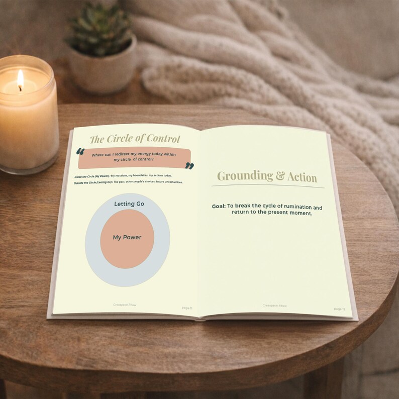 Overthinking Workbook | Anxiety Relief Journal & Self Help Worksheets ...