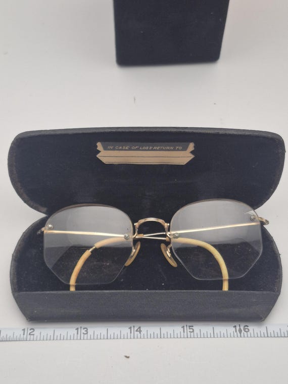 Vintage Shuron 1/10th 12k Gold Fill  Glasses with Original Case
