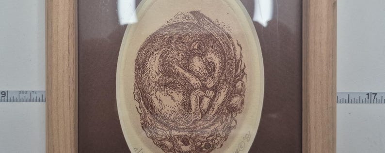 M.K. Howe Etching 