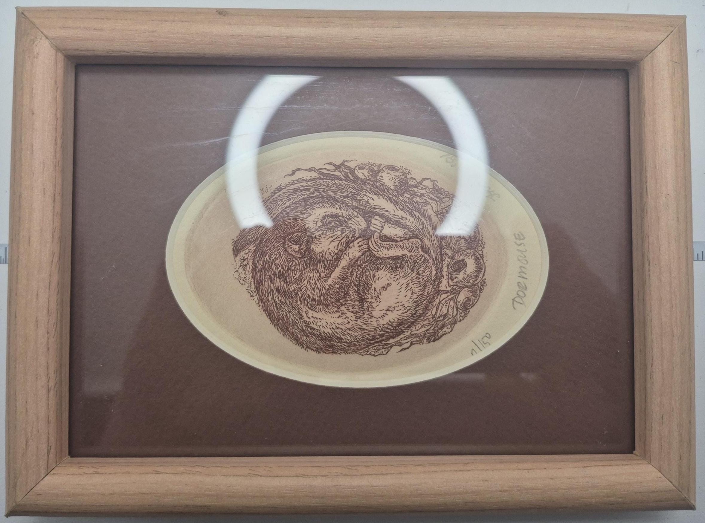 M.K. Howe Etching 