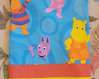 Backyardigans Vintage vroege jaren 2000 dubbel laken Nick Jr Nickelodeon