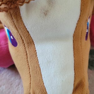 Peluche de caballo y poni arcoíris grande de Lisa Frank, de 22 pulgadas, vintage, de los años 90 imagen 7