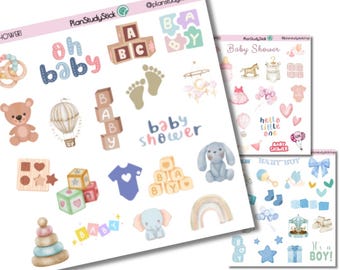 Baby Shower Celebration Stickers | New Baby