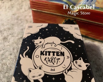 Kitten Tarot-dek. Kat Tarot. Lees de onderstaande beschrijving (toon itemdetails).