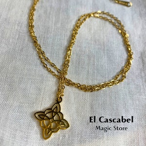Collar de Nudo de Bruja. Amuleto protector, talismán de amor. Leer descripción utilidades abajo, desplegar.