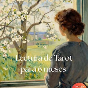 Lectura de Tarot 6 Meses | Predicción Personalizada Futuro Cercano | Amor, Trabajo y Dinero | Lectura Intuitiva PDF Digital
