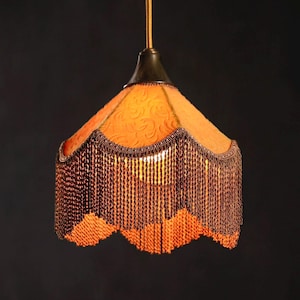 Vintage french boudoir lampshades, beautifully detailed, 1950s ( ready to use )