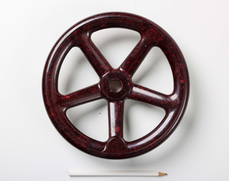 Vintage pedal car steering wheel, bakelit, small model, NOS ( old stock ) from germany image 7