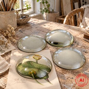 Vintage Franse theaterspot met glazen lens, prisma, brocante, gerecycled, doe-het-zelf decoratie