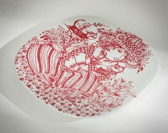 Nymølle Wall Plate “louise” – Bjørn Wiinblad – No. 3069/1247 - Etsy