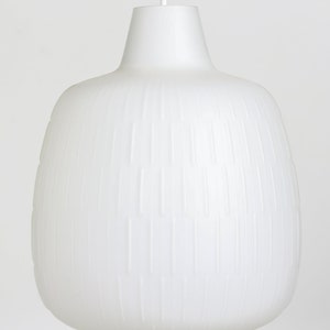 Vintage opaline glass pendant lamp, model Bergamo, design Aloys Ferdinand Gangkofner for Peill & Putzler MCM lighting