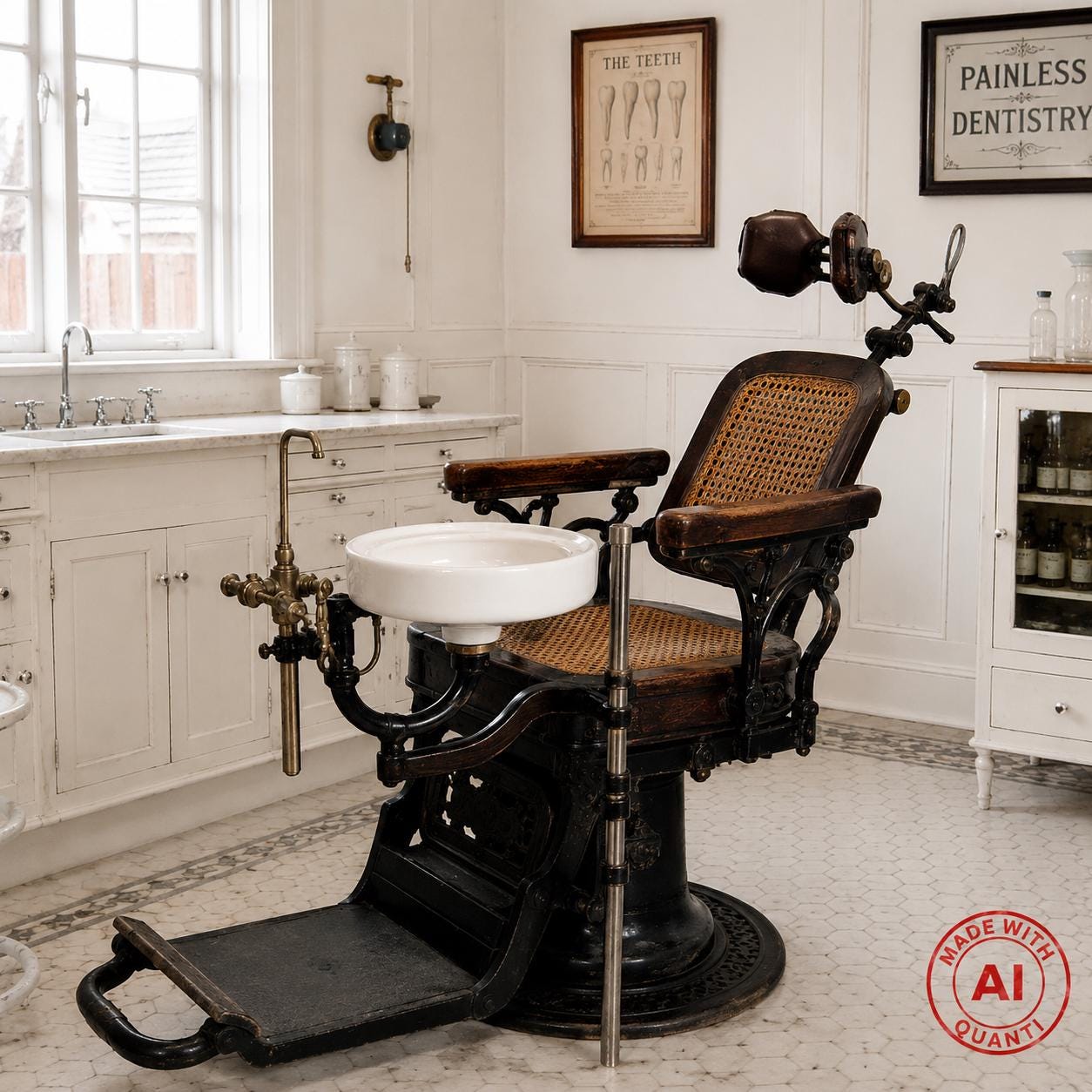 Antique Dental Chair - Etsy