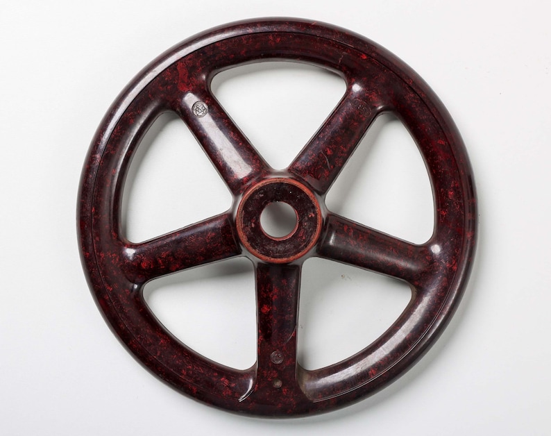 Vintage pedal car steering wheel, bakelit, small model, NOS ( old stock ) from germany image 4