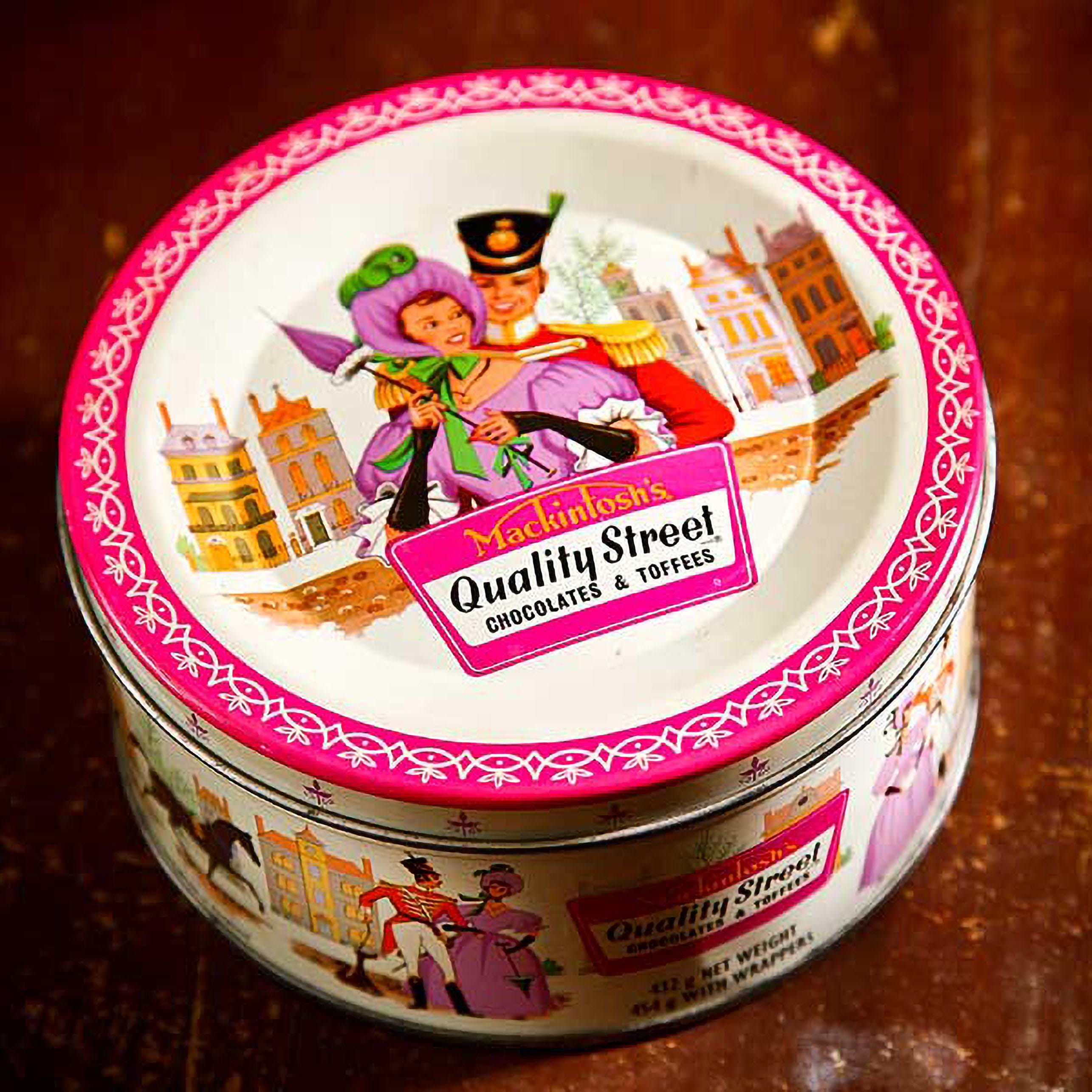 Vintage Quality Street Candy Tin (pre-1970s), Collectible