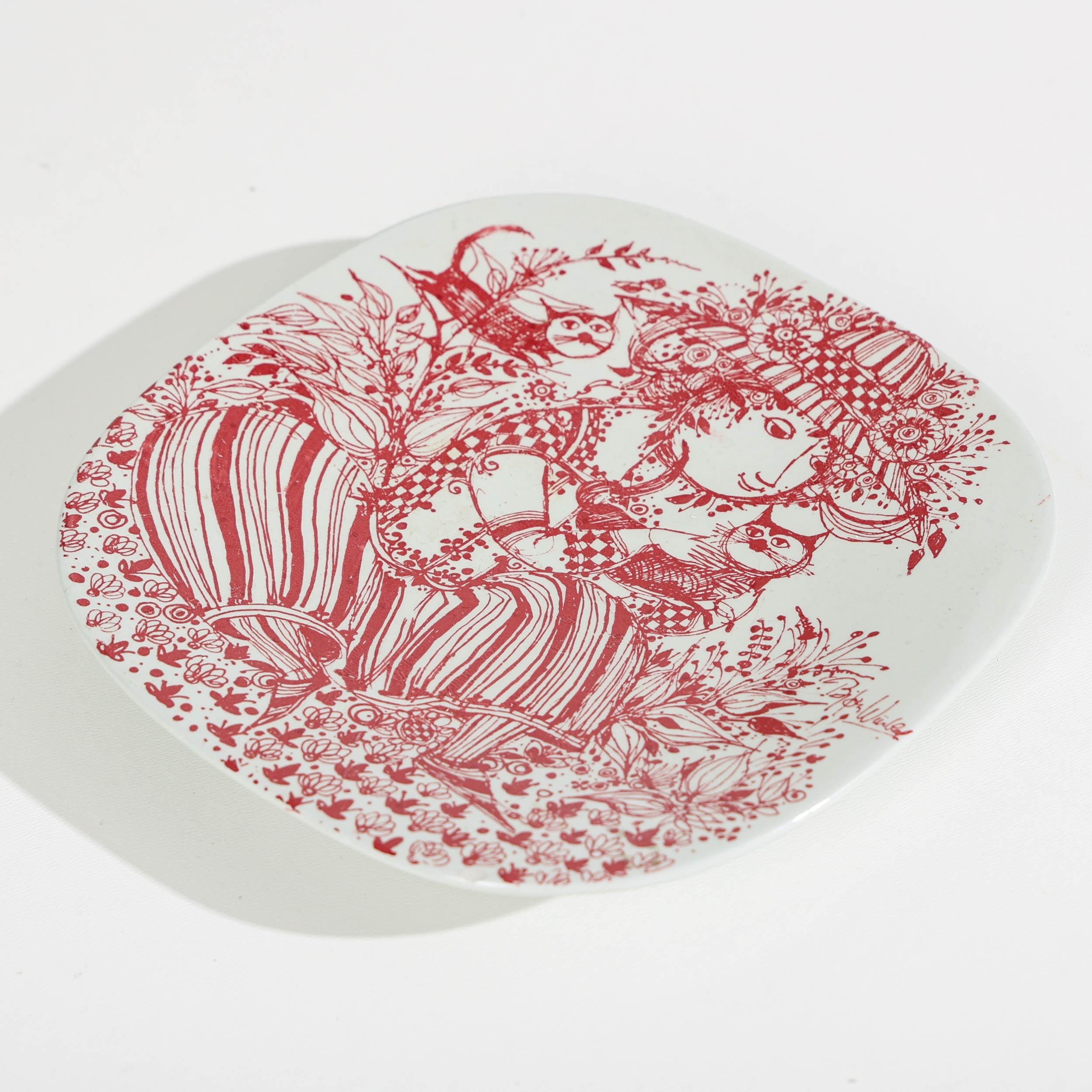 Nymølle Wall Plate “louise” – Bjørn Wiinblad – No. 3069/1247 - Etsy