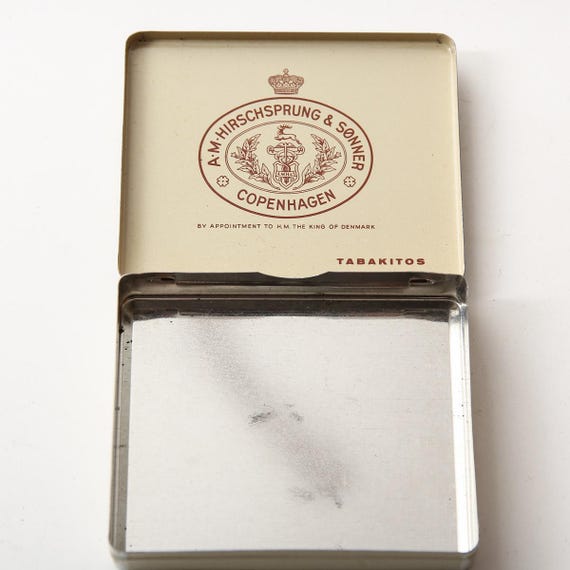 Buy TABAKITOS, Vintage Danish Tobacco Tin From A.M. Hirschsprung & Sønner –  NOS Metal Box Online in India