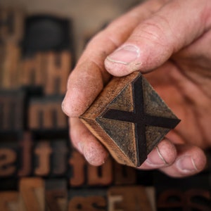 Impresión tipográfica, bloques de letras, madera. Vintage, excelente estado, década de 1940, impresión tipográfica, bloques de letras, mezcla de números y letras mayúsculas y minúsculas.