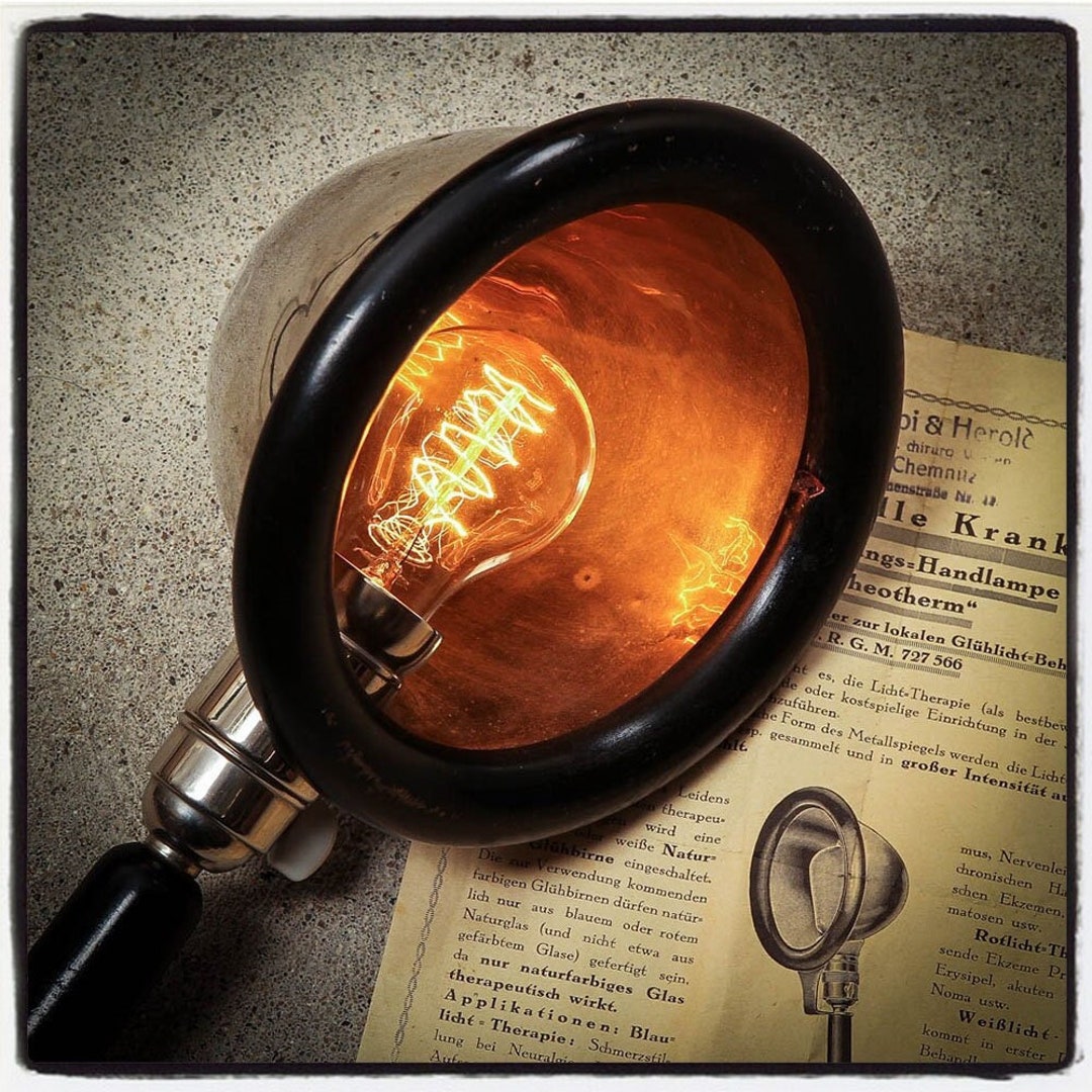 Vintage Handheld Medicine Lamp, Elektro-medizin Volktechnik Leipzig ...