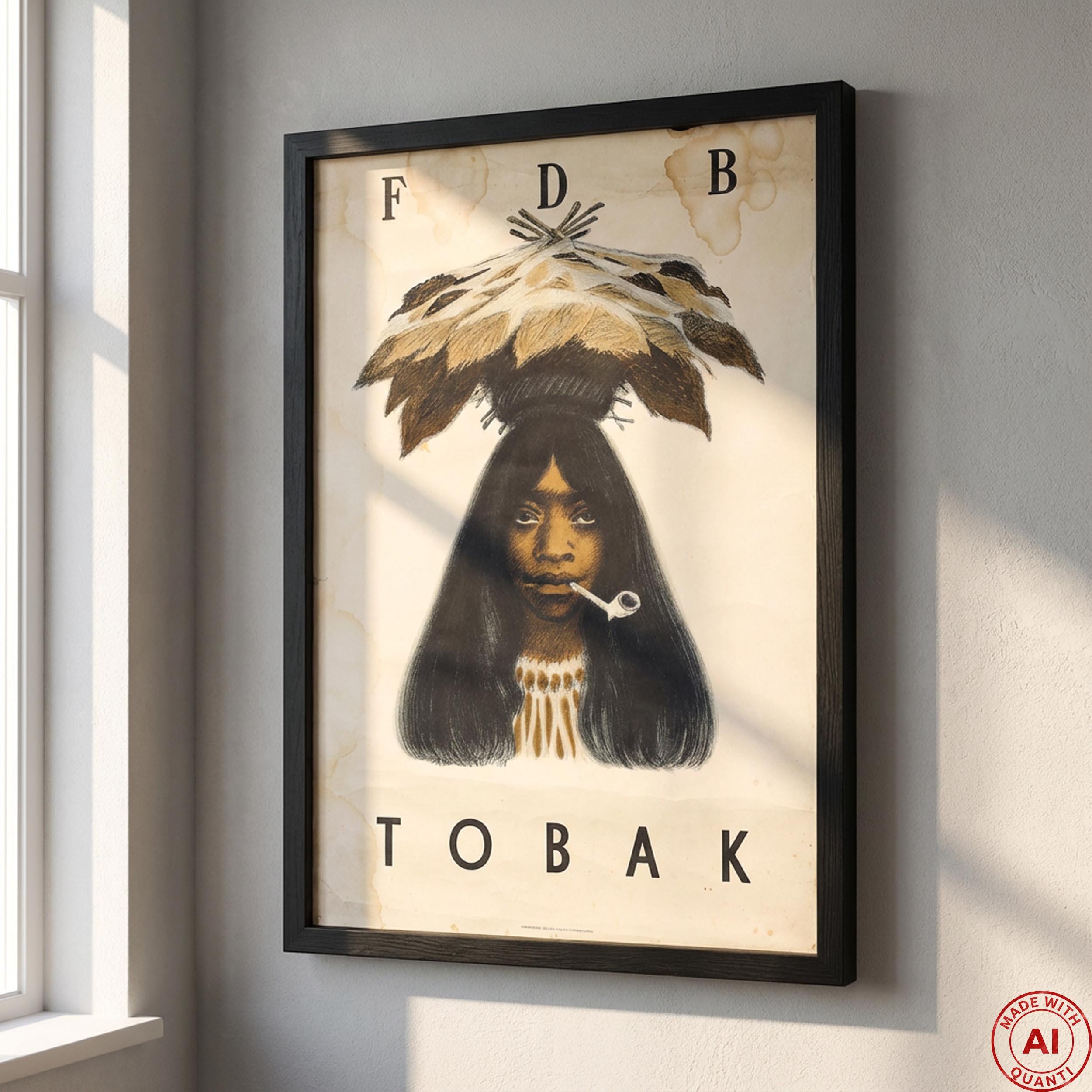 Original 1950's Poster by Aage Sikker Hansen for FDB