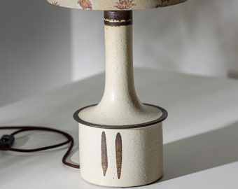Lampe de table vintage en céramique par Axella Design Denmark MCM Luminaires design danois