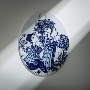 Vintage Bjørn Wiinblad-porseleinen wandplaten – Rosenthal Studio Linie, Denemarken