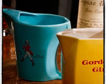 Vintage Barware: Gordon's Gin & Johnny Walker Water Pitchers
